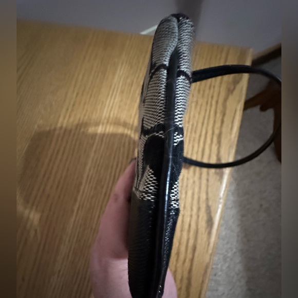 Coach black and gray wristlet - Picture 3 of 5